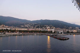 Arrivée à Bastia