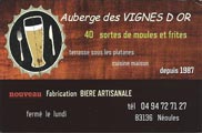 Auberge des Vignes d'Or - Néoules Var