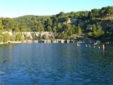 Un des lacs installé dans une ancienne carrière