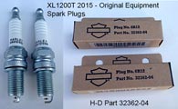 XL1200T 2015 - Original Equipment Spark Plugs - Part 32362-04