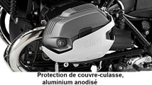 Protection de couvre-culasse en aluminium anodisé