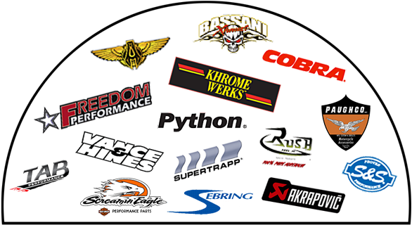 Logos fabricants d'échappement