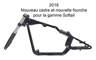 La nouvelle fourche et le nouveau cadre 2018