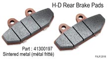 H-D Rear Brake Pads