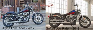 Dyna Low Rider vs Softail Low Rider