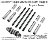 Screamin'Eagle SE447 & SE462 Cam Kit