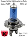 Kuryakyn Super White H4 Headlamp Bulb - 2205