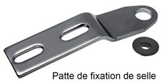 Patte de fixation pour selle